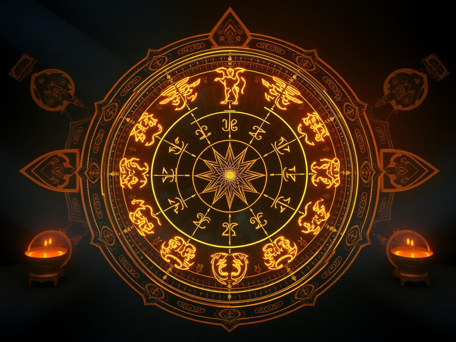 Vedic zodiac wheel